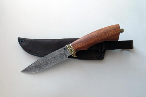 Нож Гепард (малый) дамаск - работа мастерской кузнеца Марушина А.И.